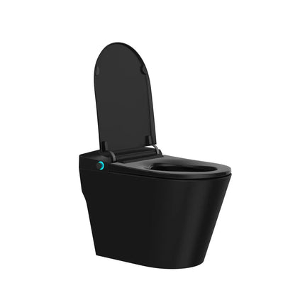 KubeBath Klenz UVCLED One Piece Elongated Smart Toilet Black - Plumbing Market