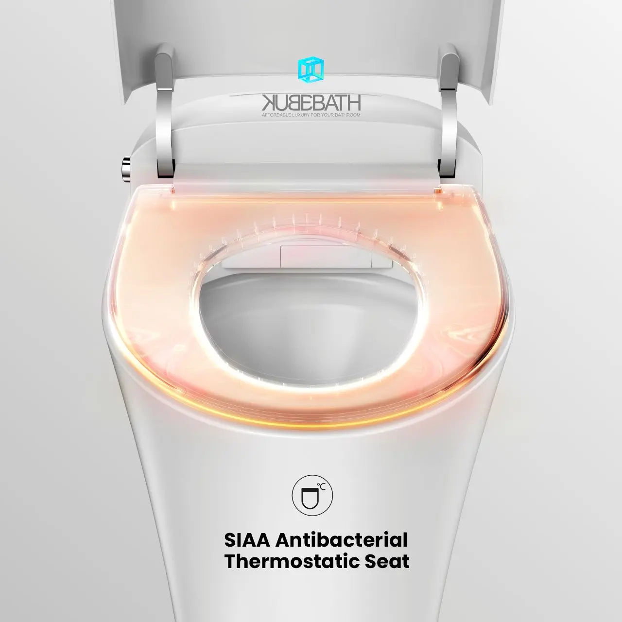 KubeBath Klenz UVCLED One Piece Elongated Smart Toilet White - Plumbing Market
