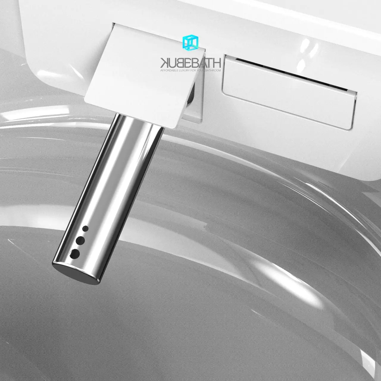 KubeBath Klenz UVCLED One Piece Elongated Smart Toilet White - Plumbing Market