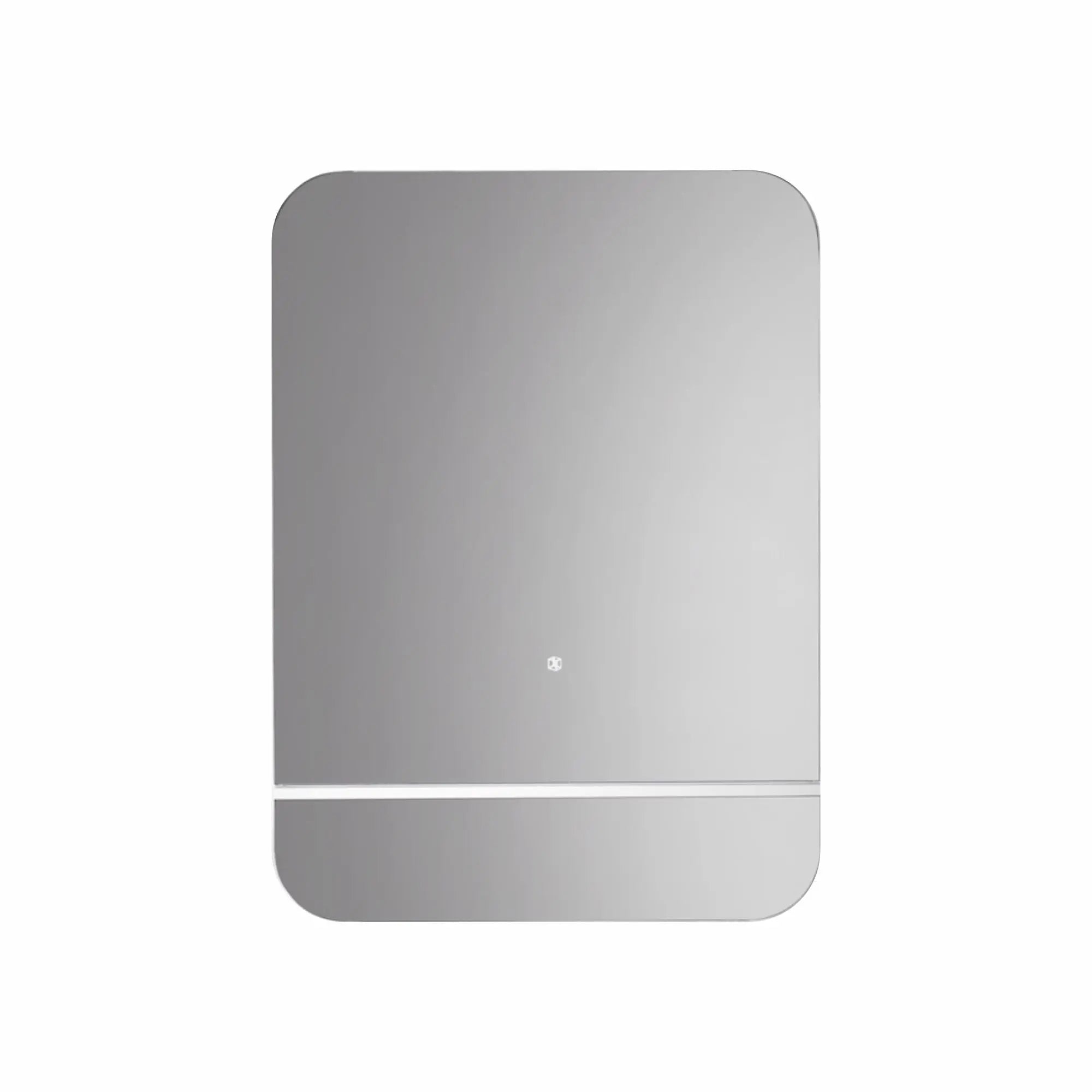 Kubebath Lumino 24” LED Mirror with LED Acrylic Shelf