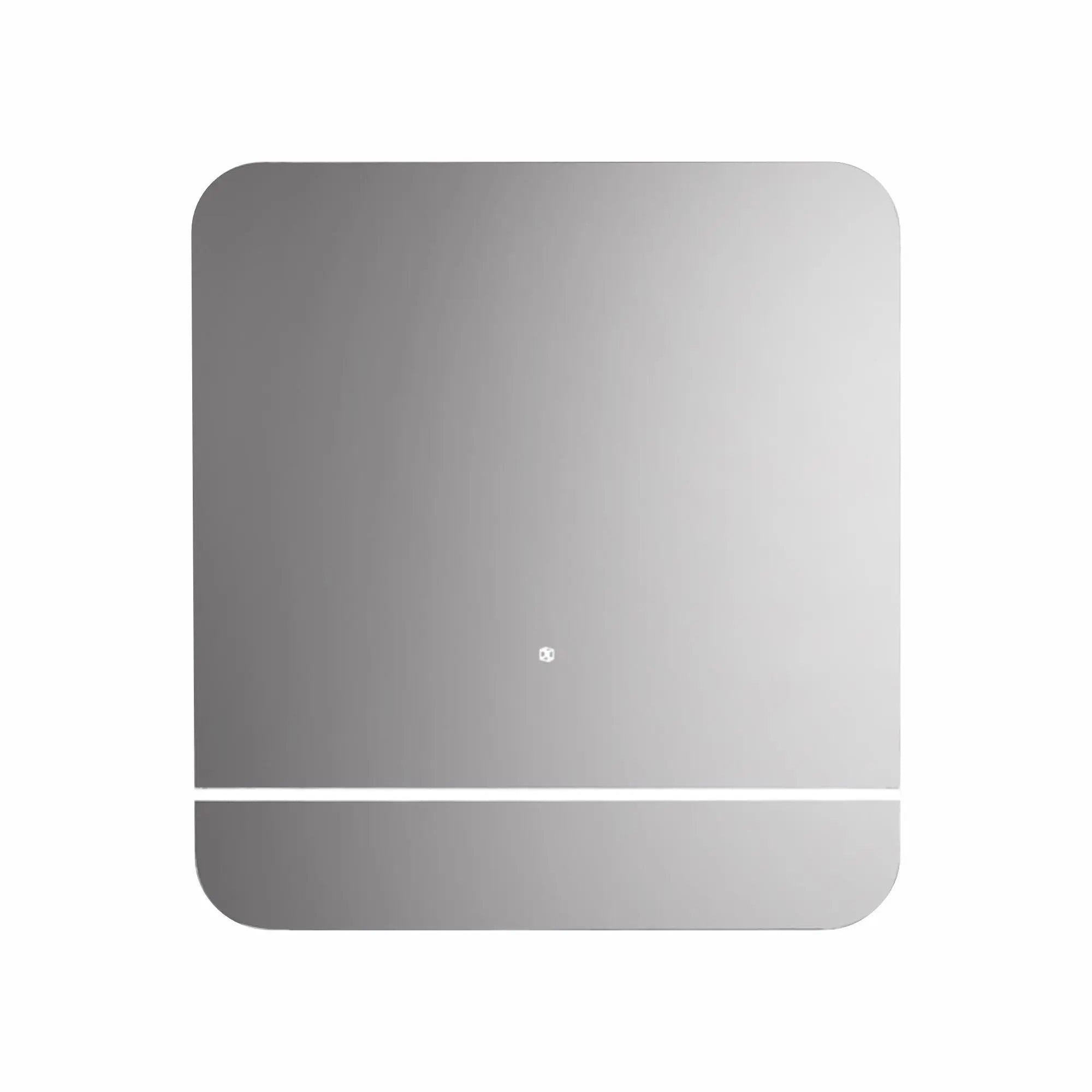 Kubebath Lumino 30” LED Mirror with LED Acrylic Shelf