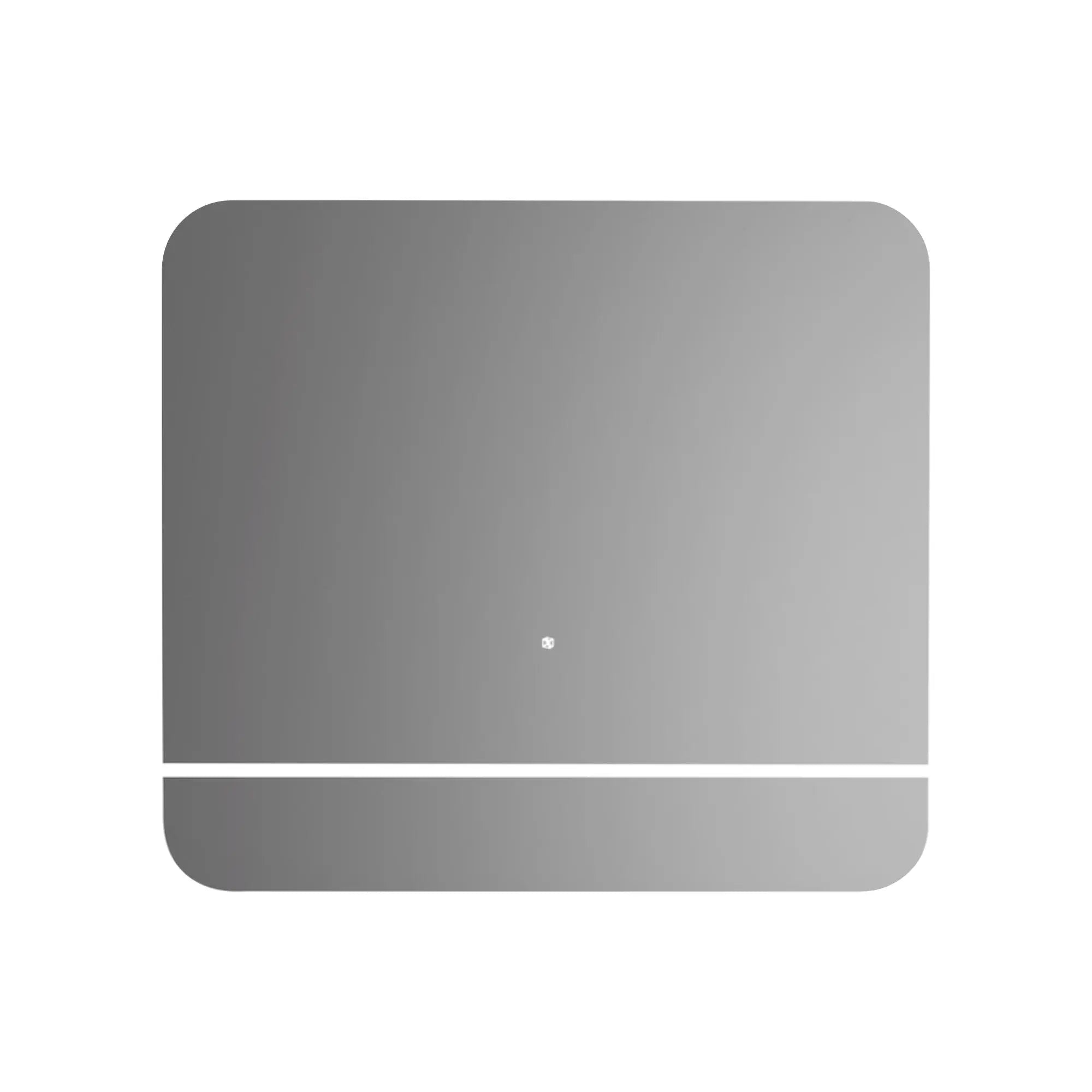 Kubebath Lumino 36” LED Mirror with LED Acrylic Shelf