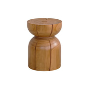 Kubebath Solid New Zealand Pine Capsule Accent Stool & Side Table