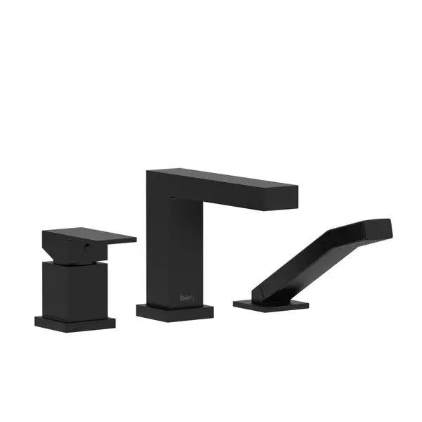 Kubik™ 3-Hole Pressure Balance Deck Mount Tub Filler Trim - Plumbing Market