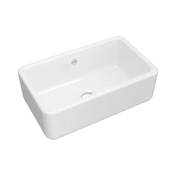 Lancaster™ 30" Single Bowl Farmhouse Apron Front Fireclay Kitchen Sink - Plumbing Market