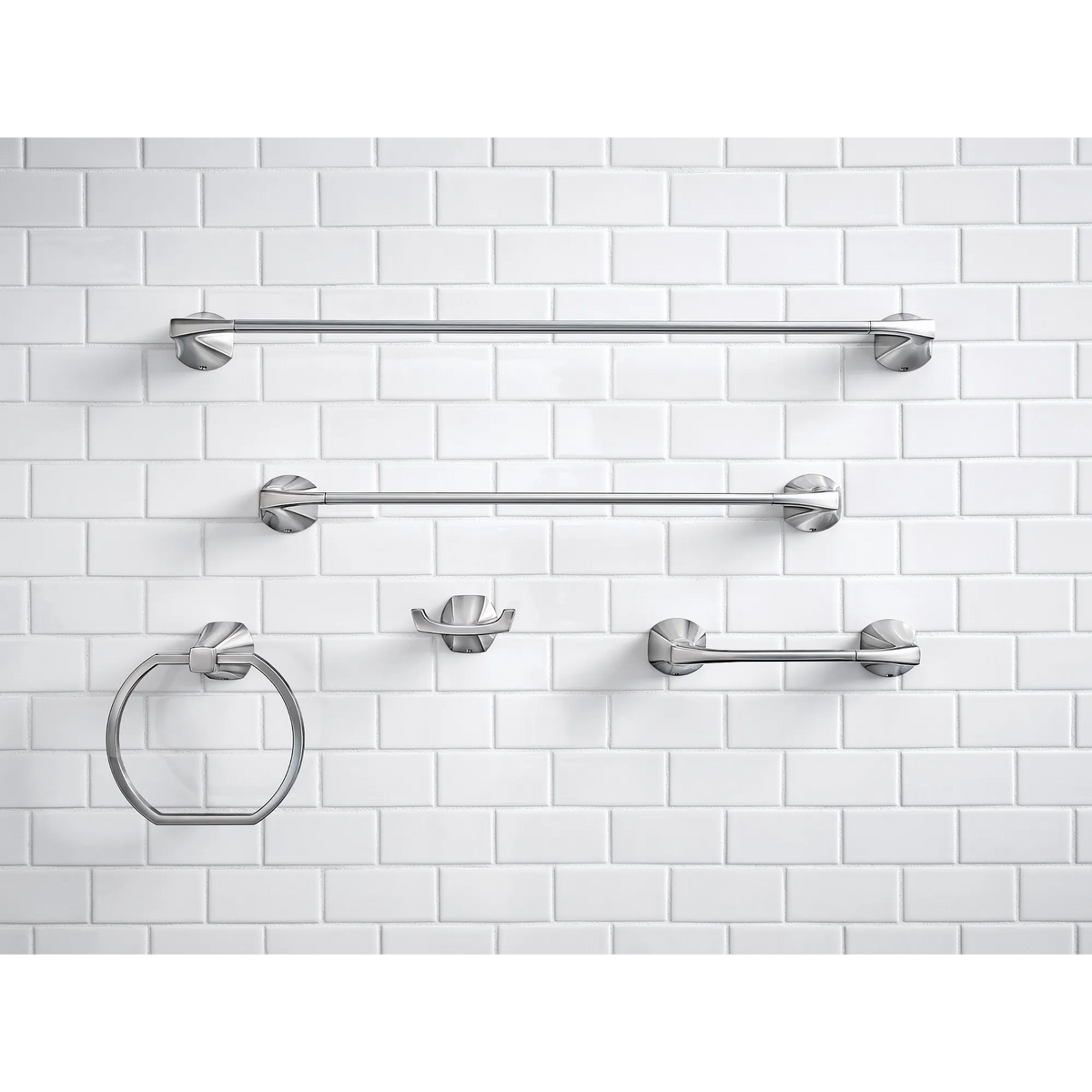 Moen Lindor Pivoting Paper Holder MY8708 in Chrome (MY8708CH) - view 5