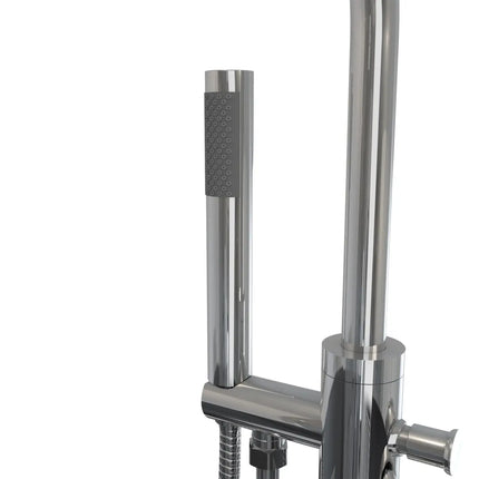 Linosa Freestanding Tub Faucet with Handshower in Chrome - Plumbing Market