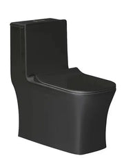 Liro Alta Dual Flush toilet with 12" Rough in Black Finish