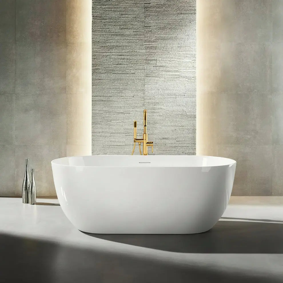 Liro Freestanding bathtub    67" x 32" x 23" EVA WHITE 67