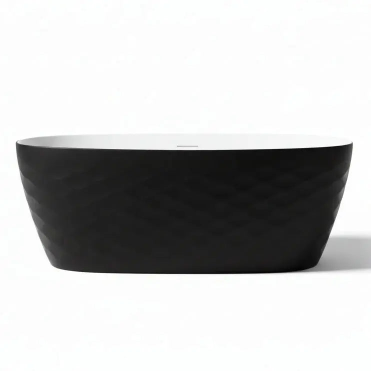Liro Freestanding bathtub    67" x 32" x 23" VOSS MATTE BLACK 67
