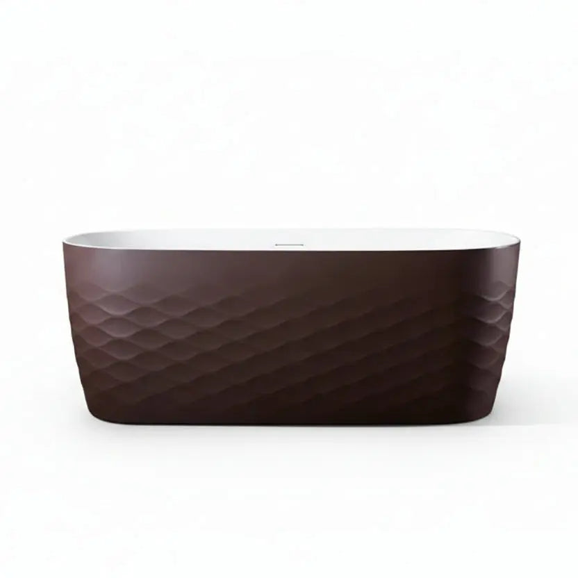 Liro Freestanding bathtub    67" x 32" x 24" TORINO BROWN 67