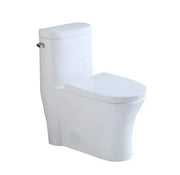 Liro Mia Side Flush Toilet with 12" Rough in White Finish