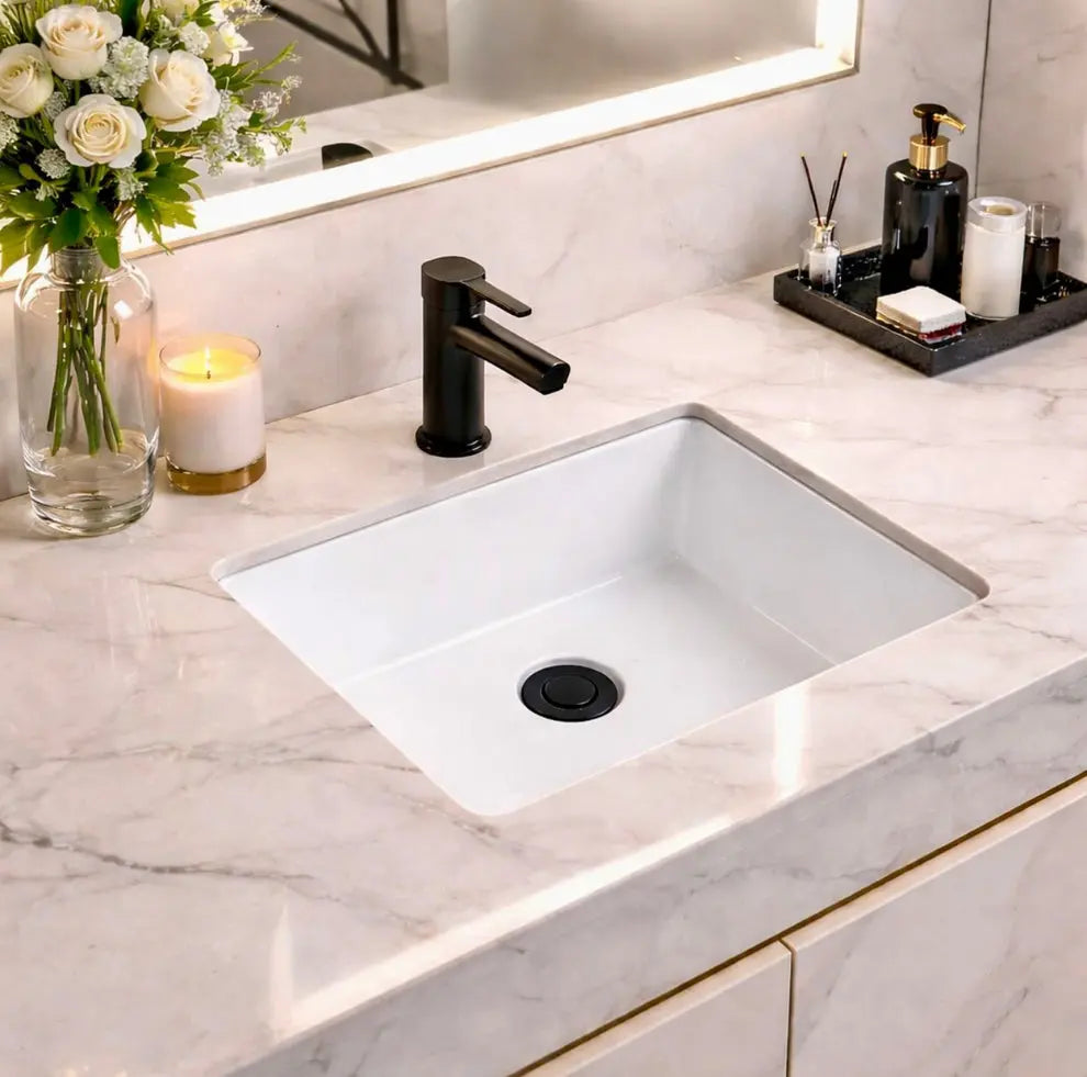 Liro Regal R-1812 undermount porcelain sink  R-1312