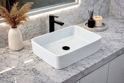 Liro  Regal Reta rectangular porcelain vessel sink RETA