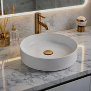 Liro  Regal Runda round porcelain vessel sink RUNDA