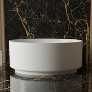 Liro Round freestanding bathtub 55" x 55" x 24" OASIS 55