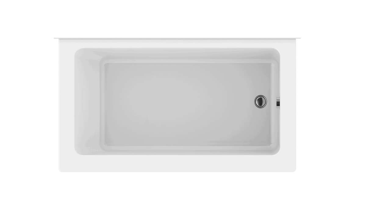Oceania Loft 6031 Bathtub 60" x 31" x 22" - Alcove, Corner or Back-to-Wall