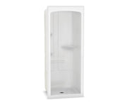 MAAX Allia SHR-3636 Acrylic Alcove Center Drain One-Piece Shower in White - Plumbing Market