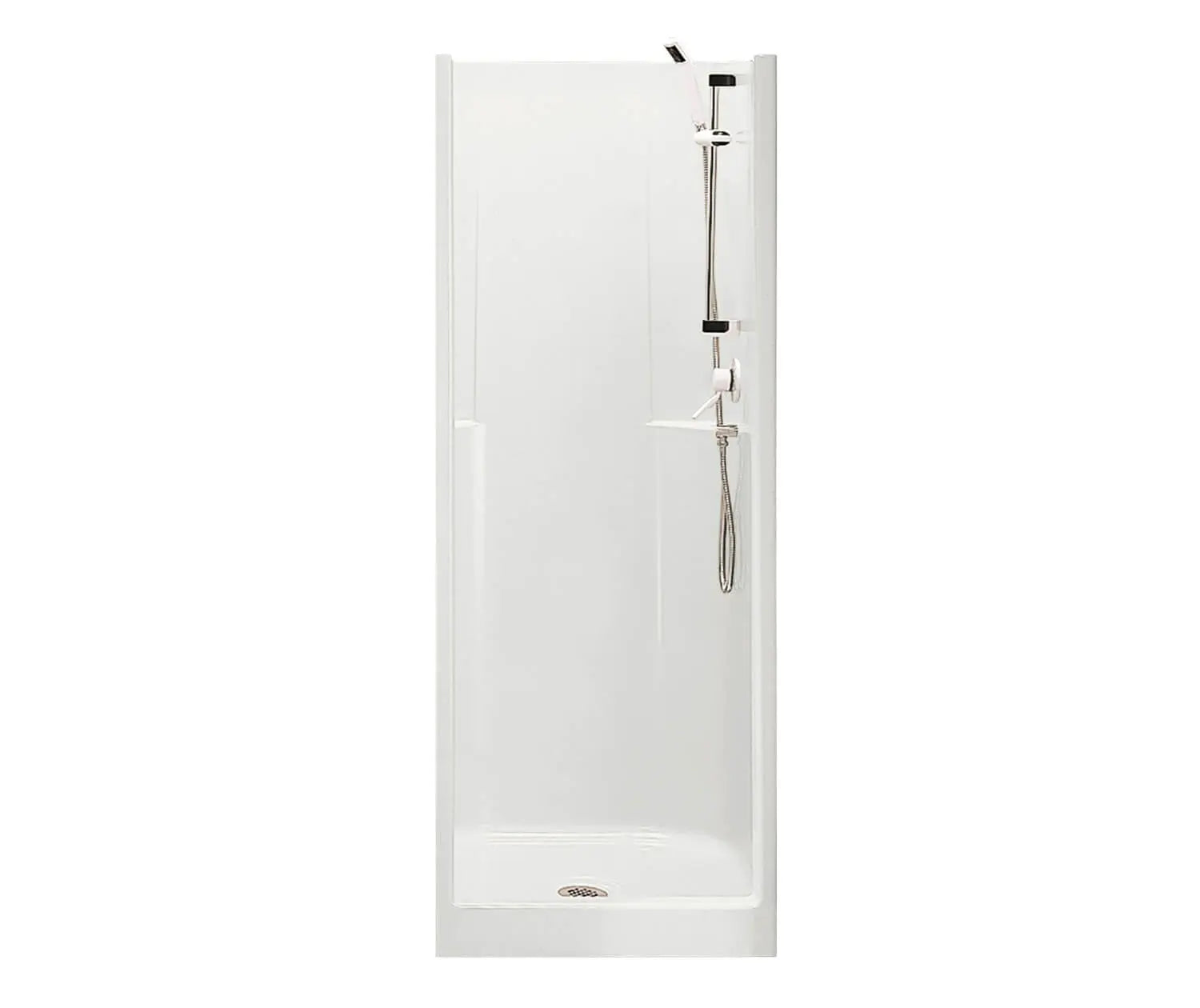 MAAX Biarritz 40 30 x 32 AcrylX Alcove Center Drain One-Piece Shower in White - Plumbing Market