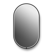 Kalia NOX Oblong LED Lighting Mirror 22 x 38 With Touch Switch for Color Temperature Control - Black MR2204-570-001