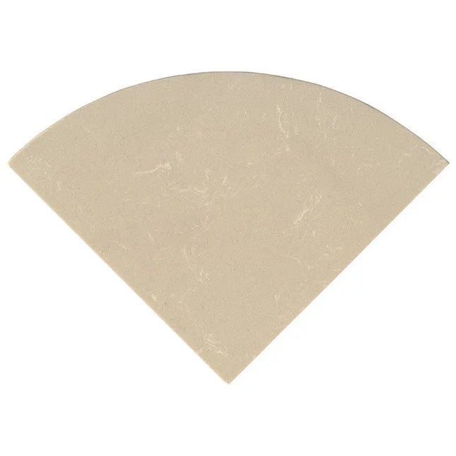 MSI SURFACES ENGINEERED BEIGE MARBLE 18" RADIUS SEAT  SMOT-SEAT-EBEI18 - Plumbing Market