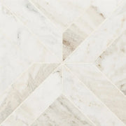 MSI Surfaces  3D View Arabescato Venato Argyle Geometric Pattern Tile