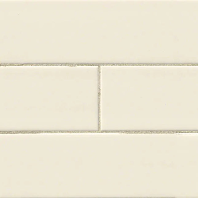 MSI Surfaces Almond Glossy 4X16 NALMGLO4X16-N - Plumbing Market