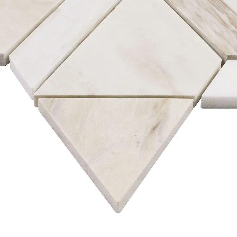 MSI Surfaces Angora Floralis Polished Marble Tile - Plumbing Market