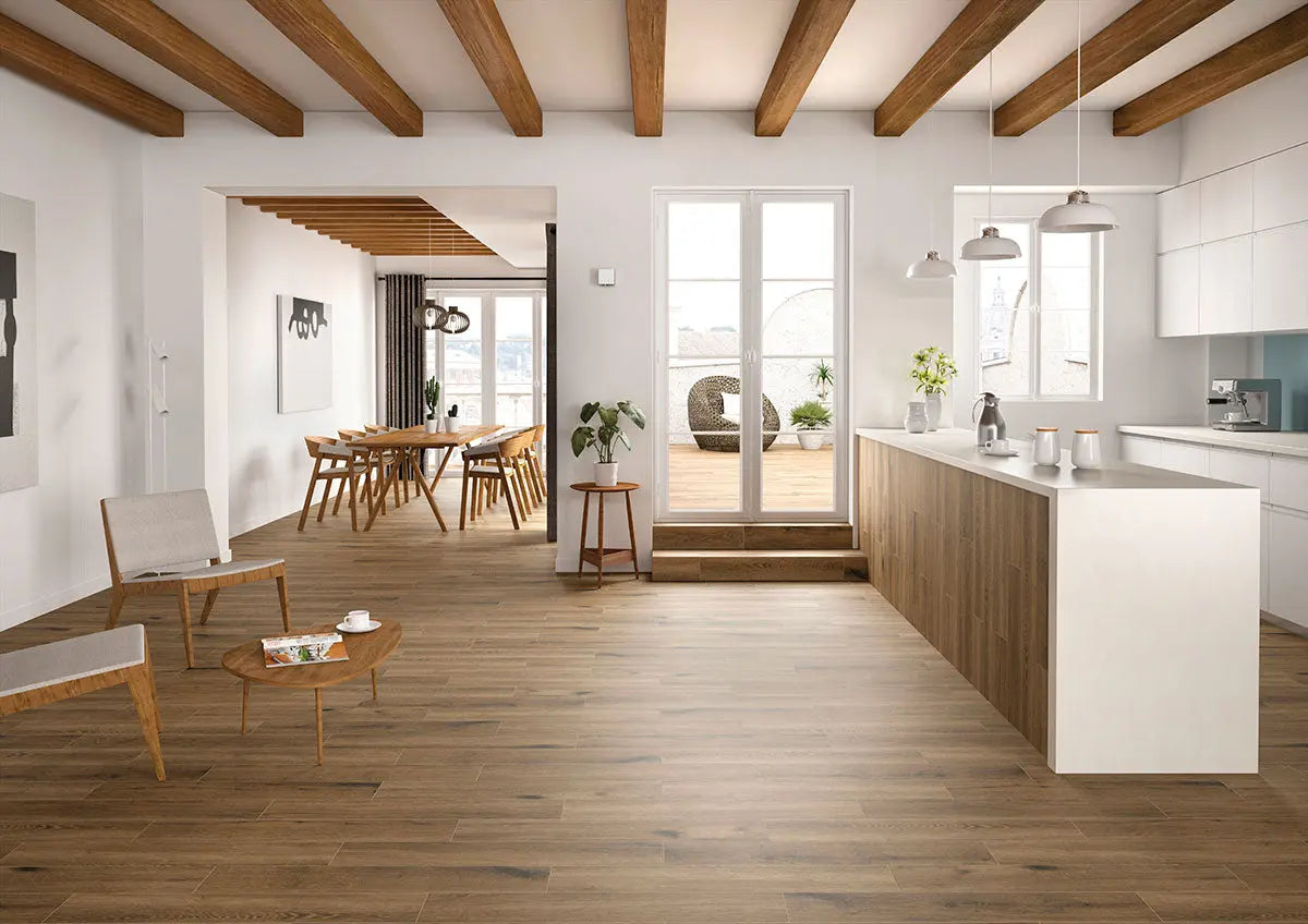 MSI Surfaces Antoni Cafe Porcelain Wood Tile 6 x 36 Matte