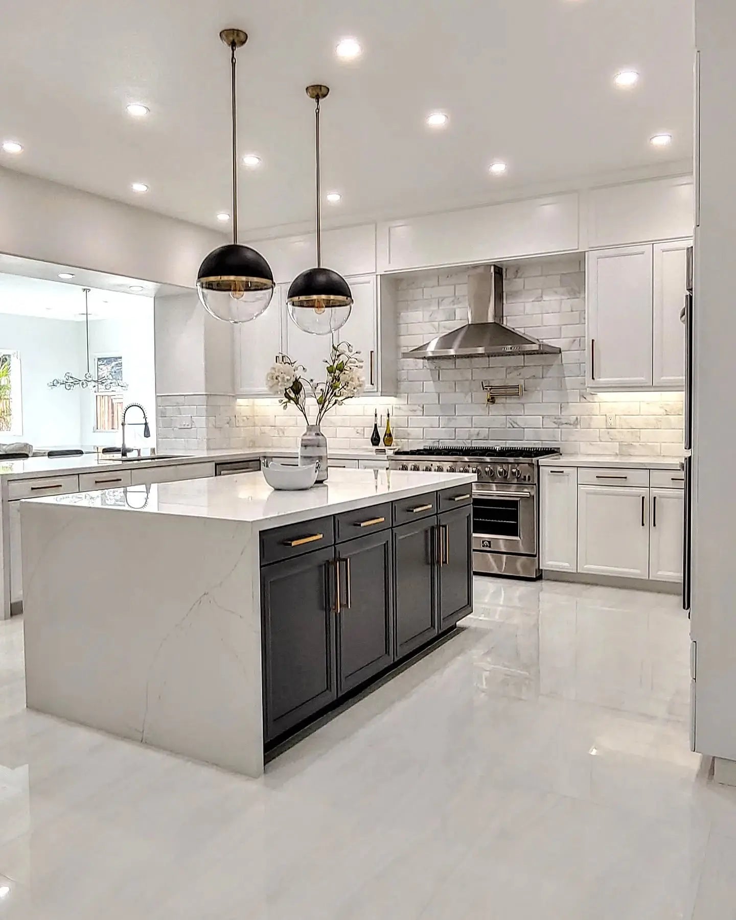 MSI Surfaces Arabescato Carrara Marble Subway Tile 4x12