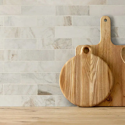 MSI Surfaces Arabescato Venato White Honed SMOT-ARAVEN-2X6H - Plumbing Market