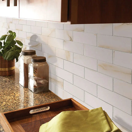 MSI Surfaces Aria Bianco 12X24 NARIBIA1224P - Plumbing Market