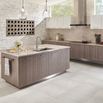 MSI Surfaces Aria Bianco 12X24 NARIBIA1224P - Plumbing Market