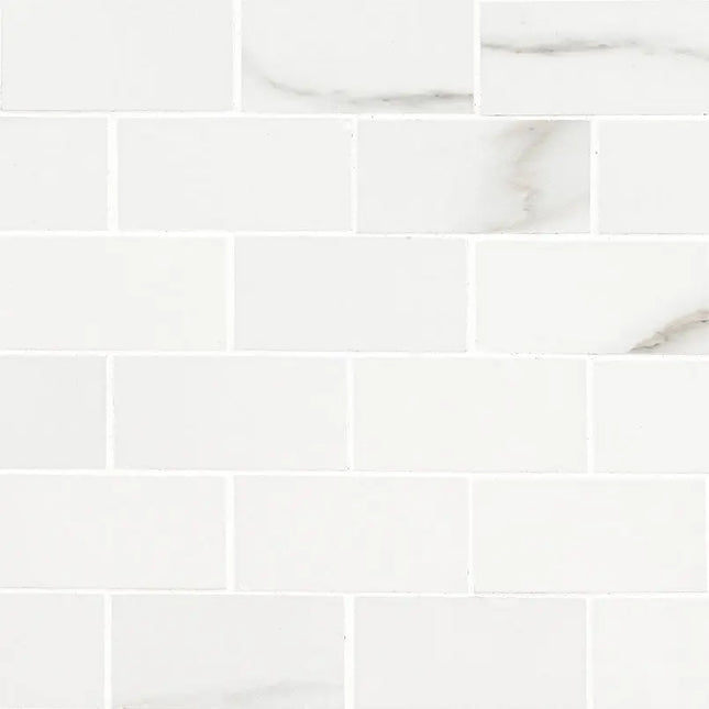 MSI Surfaces Aria Bianco 2X4 Mosaic NARIBIA2X4P - Plumbing Market