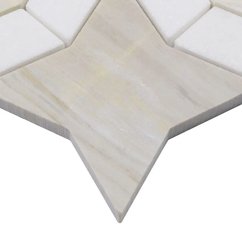 MSI Surfaces Athena Gold Estrella Polished Geometric Pattern Tile