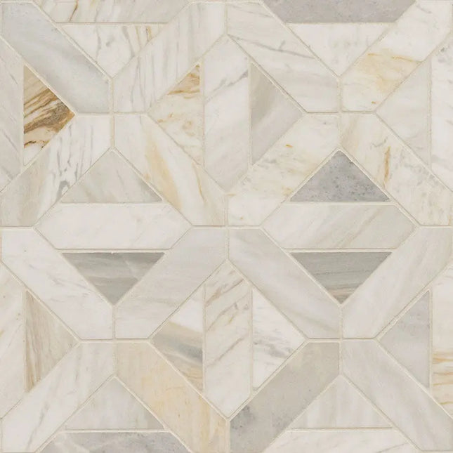 MSI Surfaces Athena Gold Geometric Honed Tile SMOT-ATHGOL-GEOH - Plumbing Market