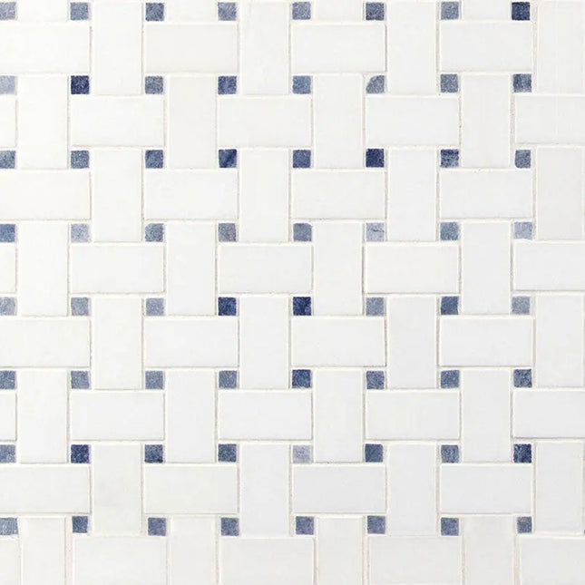 MSI Surfaces Azula Basketweave Polished Tile SMOT-AZULA-BWP - Plumbing Market
