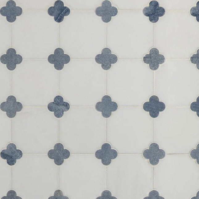 MSI Surfaces Azula Floret Polished Mosaic Tile SMOT-AZULA-FLORP - Plumbing Market