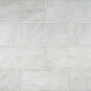 MSI Surfaces Backsplash Arabescato Carrara Marble Subway Tile 3x6