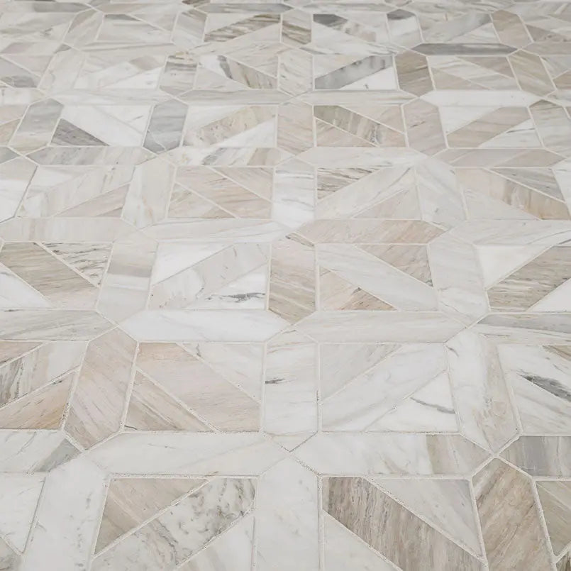 MSI Surfaces Backsplash Athena Gold Geometrica Honed Tile