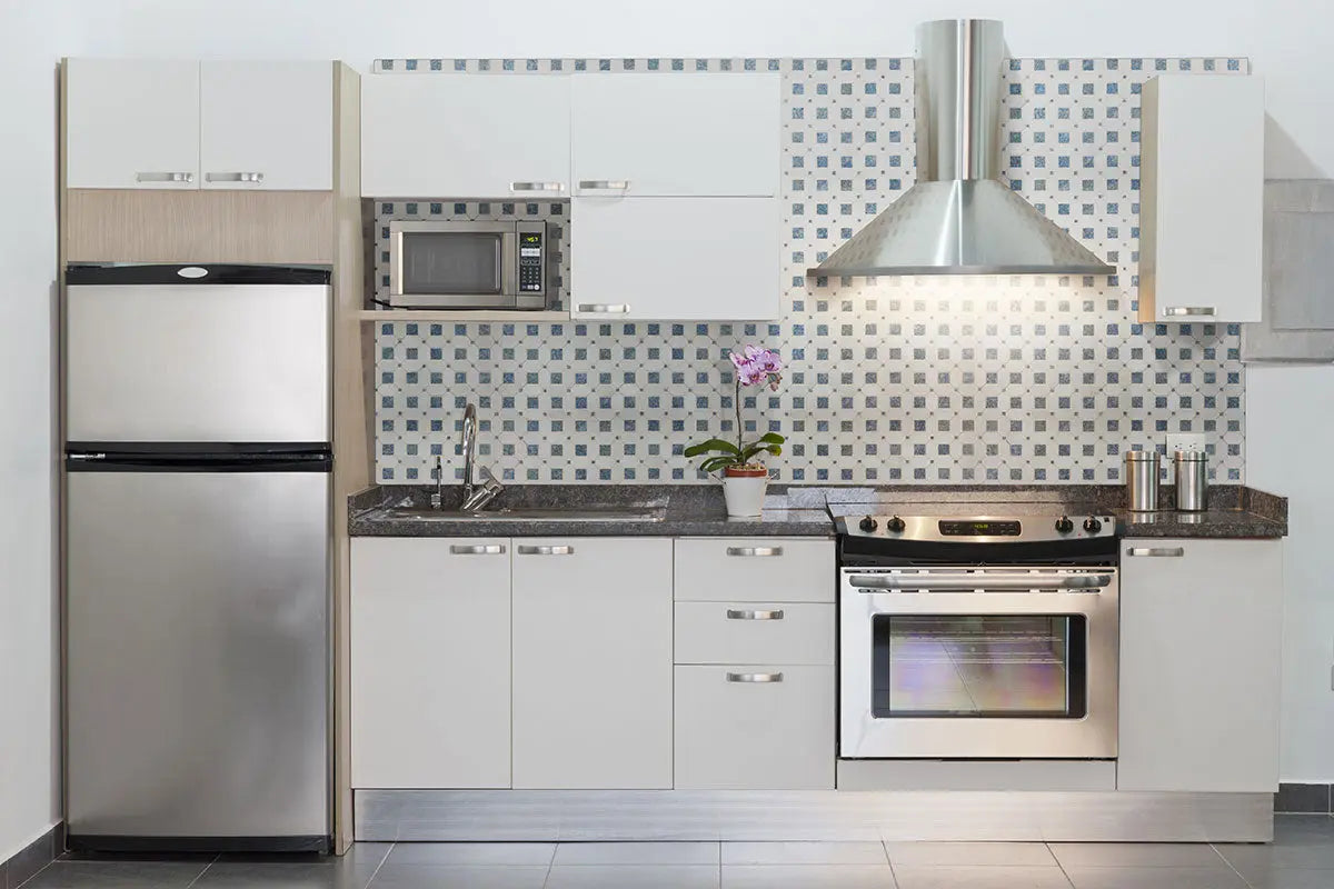 MSI Surfaces Backsplash Azula Hatchwork Polished Geometric Marble Tile