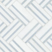 MSI Surfaces Backsplash Geometric Azula Linea Polished Mosaic Tile