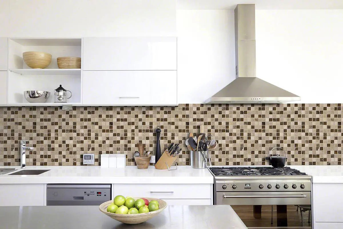 MSI Surfaces Backsplash Ibiza Blend Mosaic Mesh Backed Tile - Plumbing Market