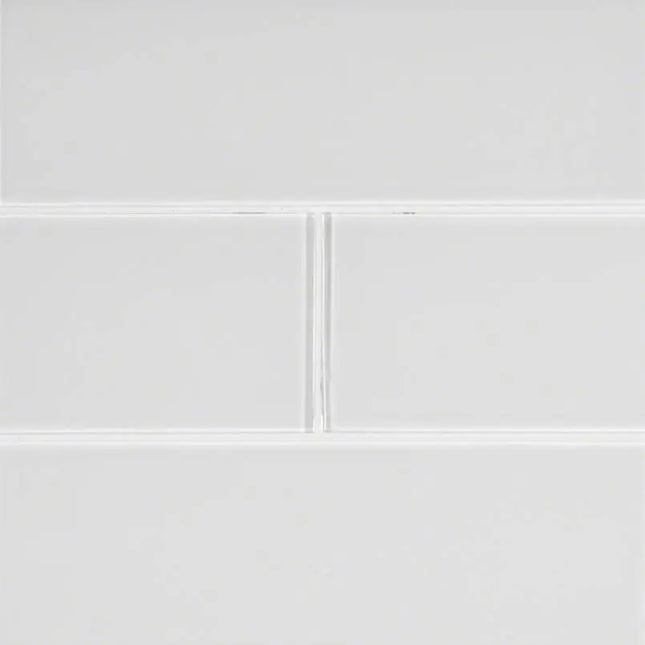 MSI Surfaces Backsplash Ice Glass Mosaic Subway Tile 4X12 - Plumbing Market