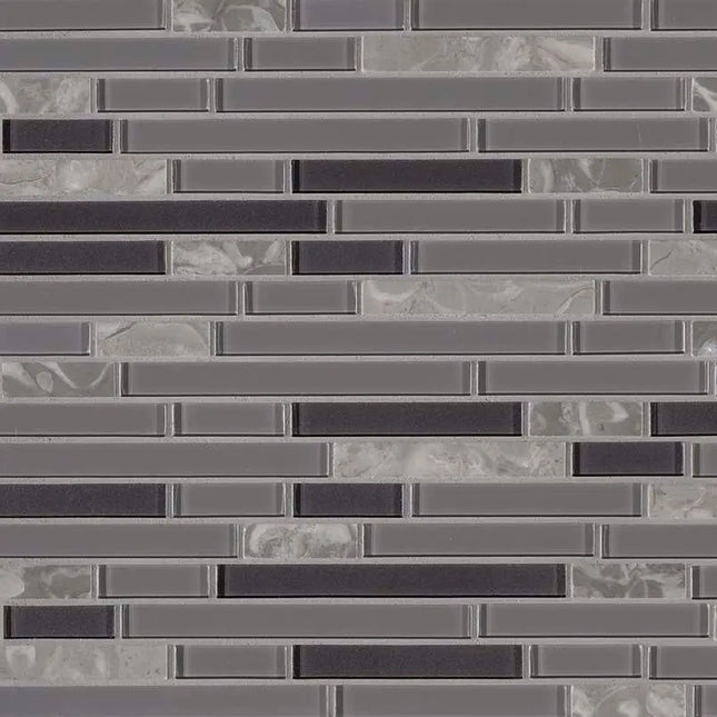 MSI Surfaces Backsplash Lorena Grigio Interlocking Tile - Plumbing Market