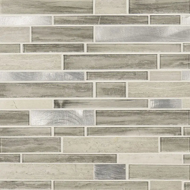 MSI Surfaces Backsplash Ocotillo Blend Interlocking Glass Tile - Plumbing Market