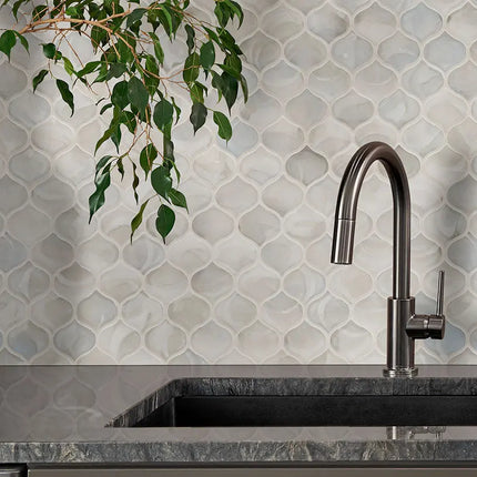 MSI Surfaces Backsplash Pearla Arabesque Glass Mosaic Tile - Plumbing Market
