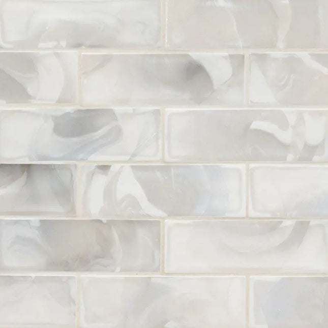 MSI Surfaces Backsplash Pearla Subway Glass Tile 2x6 - Plumbing Market