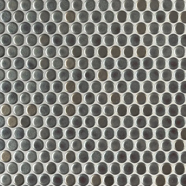 MSI Surfaces Backsplash Penny Round Metallico Glass Mosaic Tile - Plumbing Market
