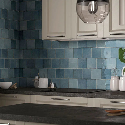 MSI Surfaces Backsplash Renzo Denim Glossy Tile 5x5 - Plumbing Market